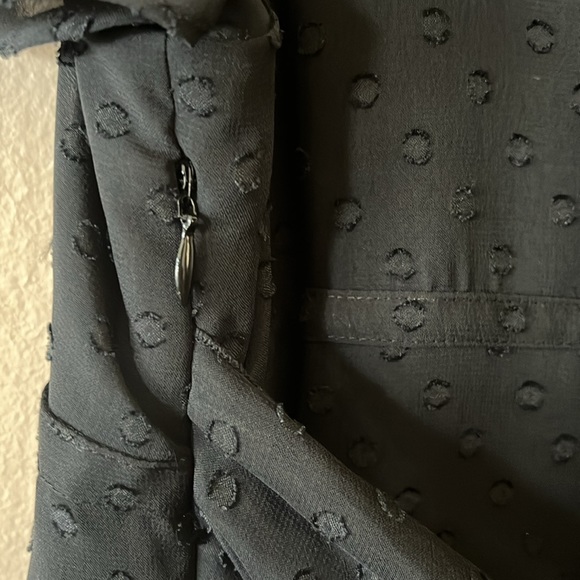 NWT Alice Temperley for Target Black Swiss Dot Ruffle Dress 5 - Picture 6 of 14